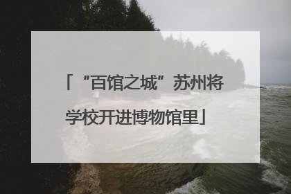 “百馆之城”苏州将学校开进博物馆里