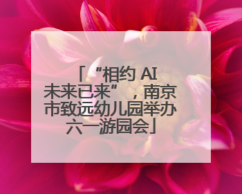 “相约 AI 未来已来”，南京市致远幼儿园举办六一游园会