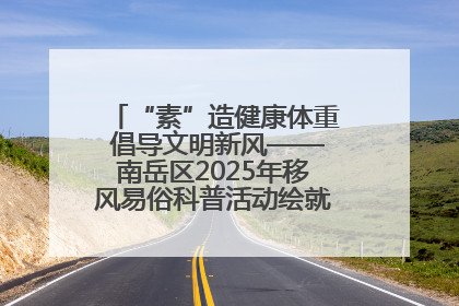 “素”造健康体重 倡导文明新风——南岳区2025年移风易俗科普活动绘就健康生活新图景