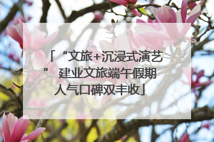 “文旅+沉浸式演艺” 建业文旅端午假期人气口碑双丰收