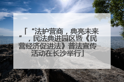 “法护营商，典亮未来”，民法典进园区暨《民营经济促进法》普法宣传活动在长沙举行