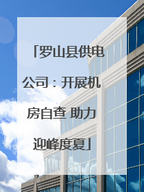 罗山县供电公司：开展机房自查 助力迎峰度夏