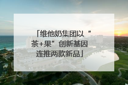 维他奶集团以“茶+果”创新基因连推两款新品