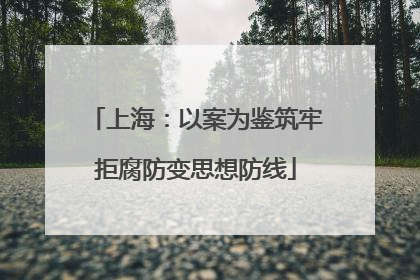 上海：以案为鉴筑牢拒腐防变思想防线