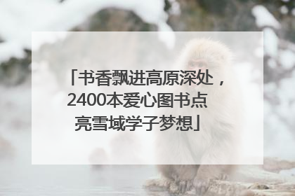 书香飘进高原深处，2400本爱心图书点亮雪域学子梦想