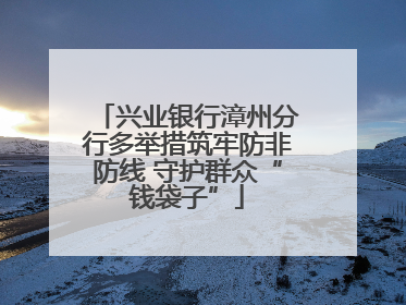 兴业银行漳州分行多举措筑牢防非防线 守护群众“钱袋子”