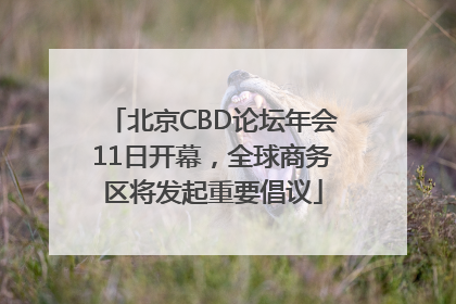 北京CBD论坛年会11日开幕，全球商务区将发起重要倡议