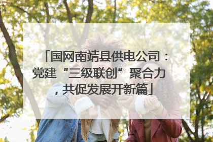国网南靖县供电公司：党建“三级联创”聚合力，共促发展开新篇