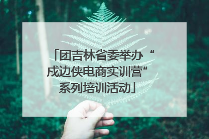 团吉林省委举办“戍边侠电商实训营”系列培训活动