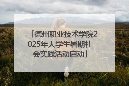 德州职业技术学院2025年大学生暑期社会实践活动启动