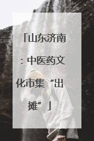 山东济南：中医药文化市集“出摊”