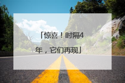 惊喜！时隔4年，它们再现