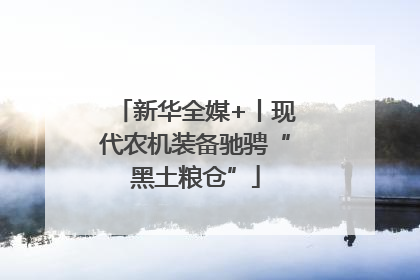新华全媒+丨现代农机装备驰骋“黑土粮仓”