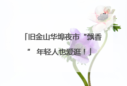 旧金山华埠夜市“飘香” 年轻人也爱逛！