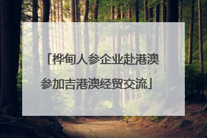 桦甸人参企业赴港澳参加吉港澳经贸交流