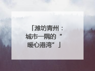 潍坊青州：城市一隅的“暖心港湾”
