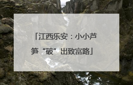 江西乐安：小小芦笋“破”出致富路