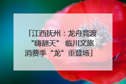 江西抚州：龙舟竞渡“嗨翻天” 临川文旅消费季“龙”重登场