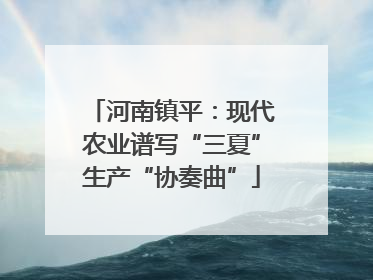 河南镇平：现代农业谱写“三夏”生产“协奏曲”