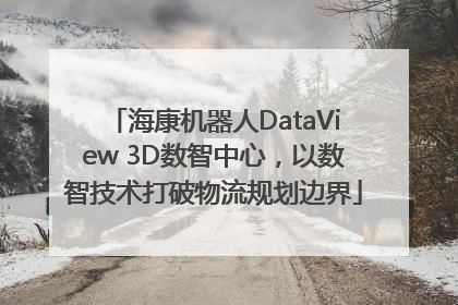海康机器人DataView 3D数智中心，以数智技术打破物流规划边界