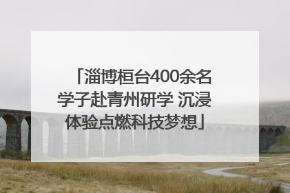 淄博桓台400余名学子赴青州研学 沉浸体验点燃科技梦想