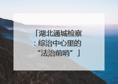 湖北通城检察：综治中心里的“法治前哨”