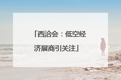 西洽会：低空经济展商引关注