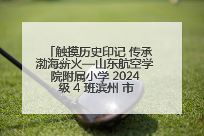 触摸历史印记 传承渤海薪火—山东航空学院附属小学 2024 级 4 班滨州 市档案馆研学实践活动