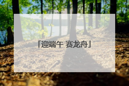 迎端午 赛龙舟