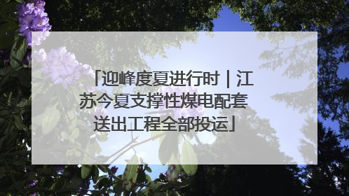 迎峰度夏进行时｜江苏今夏支撑性煤电配套送出工程全部投运