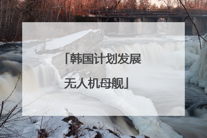 韩国计划发展无人机母舰