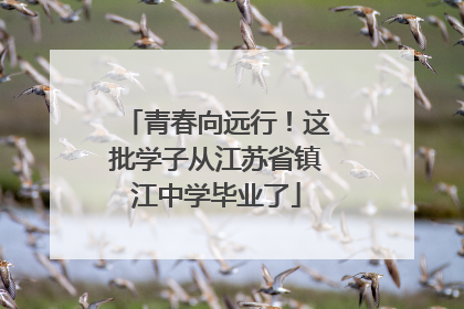 青春向远行！这批学子从江苏省镇江中学毕业了