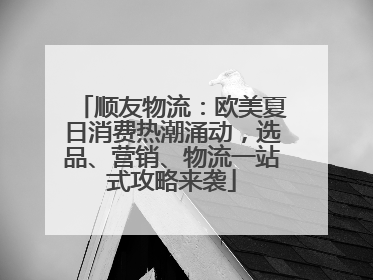 顺友物流：欧美夏日消费热潮涌动，选品、营销、物流一站式攻略来袭