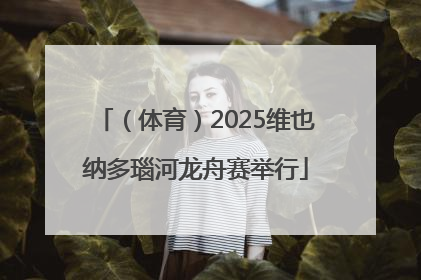 （体育）2025维也纳多瑙河龙舟赛举行