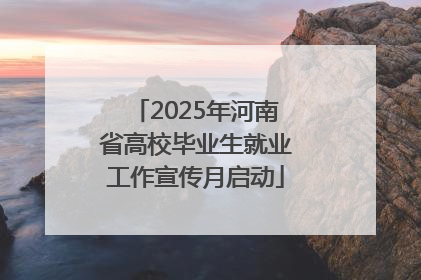 2025年河南省高校毕业生就业工作宣传月启动
